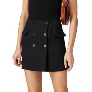 Reformation Easton Skirt in Black - Size 2